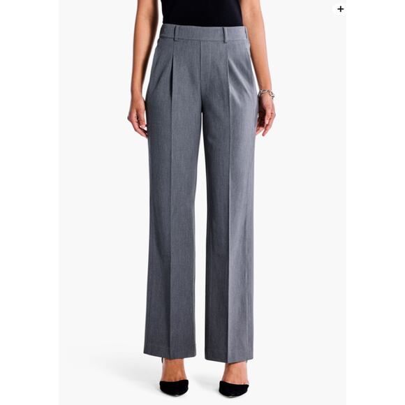 Nic + Zoe THE AVENUE WIDE LEG PLEATED‎ PANT NWT Size 12 - Picture 1 of 11